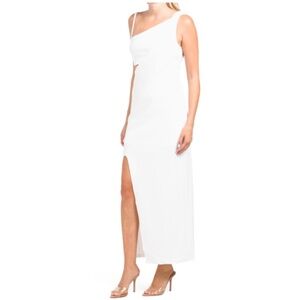 NWT New RACHEL RACHEL ROY Cutout One Shoulder Cut Out Slit Dress